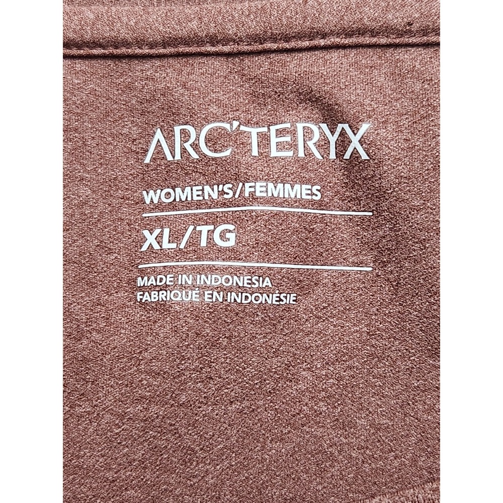 ARCTERYX Womens Silene Short Sleeve Crew Neck Performance T Shirt XL Pink Mauve - Picture 6 of 6